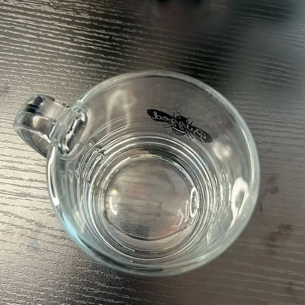 Clear Glass "Buzzed Mug" - Picture 3 of 3